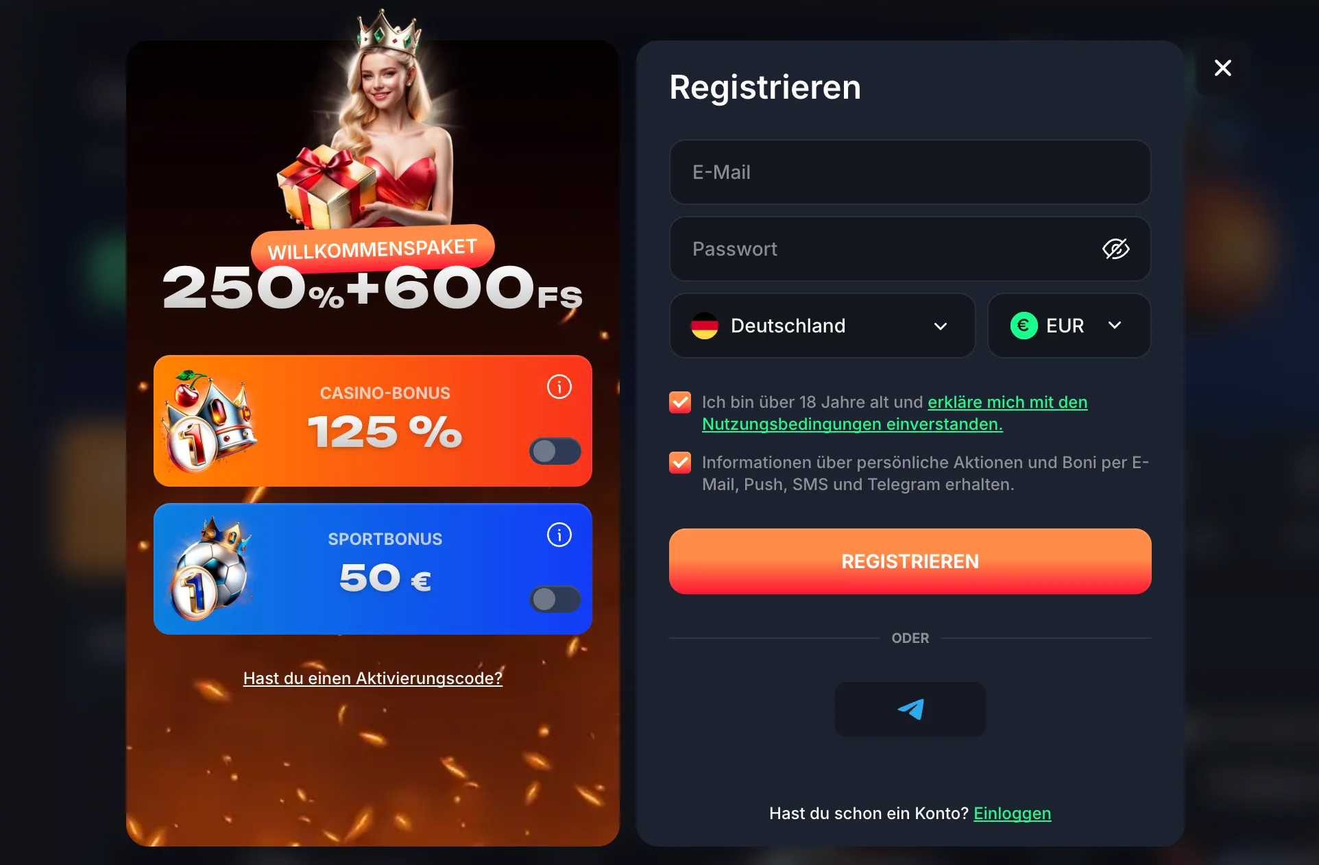 Schritt-für-Schritt-Anleitung zur Registrierung und Anmeldung im Beef Casino